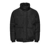 ONLY & SONS Onsalpha Puffer Jacket Otw Noos, Nero, L Uomo