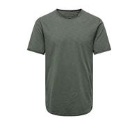 Only & Sons Onsbenne Longy SS Nf 7822 Noos - Maglietta A Maniche Corte, T-Shirt Uomo, Grigio (Castor Gray), XS