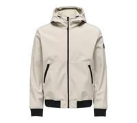 ONLY & SONS Onsbowie Softshell Bomber OTW Giacca softshell da uomo, Rivestimento argento., M
