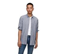 ONLY&SONS ONSCAIDEN Life LS Solid Linen Shirt Noos Camicia, Abito Blues, M Uomo