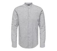 Only & Sons Camicia 'Caiden' navy / bianco, Taglia XS