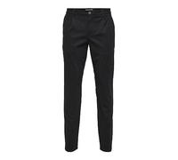 ONLY & SONS Onscam Chino PG 6775 Pantaloni, Nero, 30W x 32L Uomo