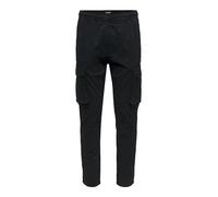 ONLY & SONS ONSCAM Linus Cargo Pant PK 2366 Pantaloni, Black, L Uomini