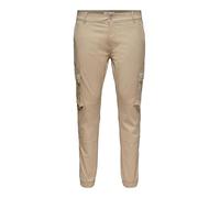 Only & Sons Pantaloni cargo 'Cam Stage' beige, Taglia 33