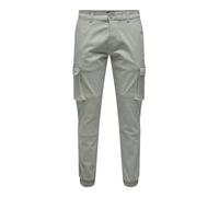 Only & Sons Pantaloni cargo 'Cam Stage' verde pastello, Taglia 31