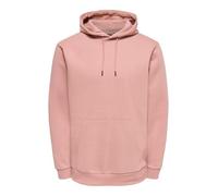 ONLY & SONS Onsceres Felpa con Cappuccio Sweat Noos, Rosa Cenere, M