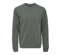 Only & Sons Onsceres Life Crew Neck Noos Maglia di Tuta, Uomo, Grigio (Castor Gray), XL