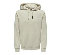 Only & Sons Onsceres Life Hoodie Sweat Noos Felpa con Cappuccio, Beige (Rivestimento Argento), M Uomo