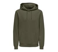 Only & Sons Onsceres Life Hoodie Sweat Noos Felpa con Cappuccio, Marrone (Major Brown), L Uomo