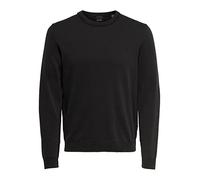 ONLY & SONS Onsclark Reg Wash Crew Knit CS Maglione Lavorato a Maglia, Nero, M Uomo