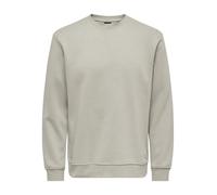 ONLY & SONS Onsconnor Reg Crew Neck Sweat Noos Felpa da Uomo, Rivestimento Argento., S