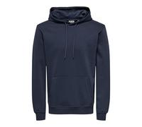 ONLY & SONS Onsconnor Reg Sweat - Felpa con Cappuccio Noos, Blu Notte, XXL