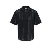 ONLY & SONS Onsdani Crochet S - Maglietta Noos, Nero, S