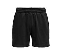 ONLY & SONS Onsdavid Shorts Sweat Pantaloncini in Felpa, Nero, M Uomo