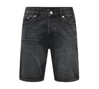 ONLY & SONS Onsedge Black 2047 Azg DNM Shorts Pantaloncini di Jeans, Denim Nero, S Uomo