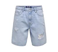 ONLY & SONS Onsedge Loose des Shorts DNM Box, Blu Jeans Scuro, L Uomo