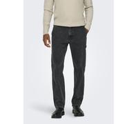 Only & Sons - ONSEDGE STR CAR WB 3015 TAI DNM NOOS Nero - Abbigliamento 31 X 32 Nero