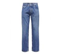 ONLY & SONS Jeans da Uomo Taglio Normale ONSEDGE Mid Rise Taglio Dritto Jeans, Special Bright Blue Denim, 32W x 32L