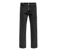 Only & Sons - ONSEDGE STR CAR WB 3015 TAI DNM NOOS Nero - Abbigliamento 33 X 32 Nero