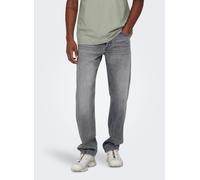 Only & Sons - ONSEDGE STRAIGHT MG 8202 TAI DNM NOOS Grigio - Abbigliamento 34 X 32 Grigio