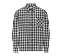 ONLY & SONS Onselliot Relaxed Cropped LS Shirt 0384 0384-Maglietta a Maniche Corte, Gessato Grigio, S Uomo