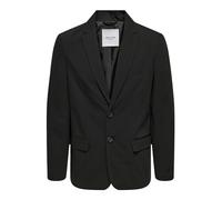 Only & Sons - Giacca da abito slim nera-Nero 50