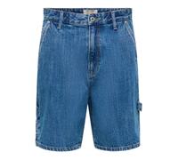 ONLY & SONS - Onsfade Carpenter Denim Shorts - - Shorts - Uomo - Blu - S