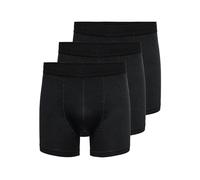 ONLY & SONS ONSFITZ Bamboo Trunk Logo 3PCK Noos, Boxer a Pantaloncino Uomo, Black,