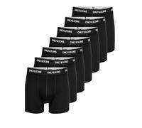 Only & Sons Onsfitz Solid Black Trunk - Confezione da 7 Pezzi Noos Boxer a Pantaloncino Uomo