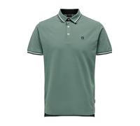Only & Sons Onsfletcher Slim SS Polo Noos Camicia Uomo, Foresta oscura, XXL