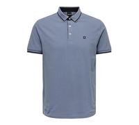 Only & Sons Onsfletcher Slim SS Polo Noos Camicia Uomo, Pietra focaia, S