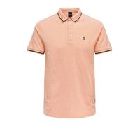 ONLY & SONS Onsfletcher Slim SS Polo Noos, Muskmelon, M Uomo