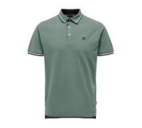 ONLY & SONS Onsfletcher Slim SS Polo Noos Polo da Uomo, Foresta oscura, M