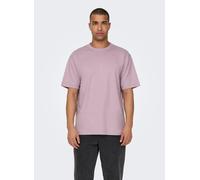 Only & Sons - ONSFRED LIFE RLX SS TEE NOOS Rosa - Abbigliamento L Rosa