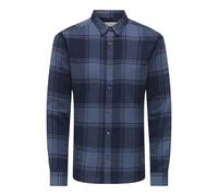 ONLY & SONS Onsgudmund LS Checked Shirt Noos, Blazer Blu Marine, XS