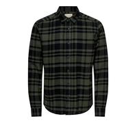 ONLY & SONS Onsgudmund LS Checked Shirt Noos, Notte Foresta, XXL