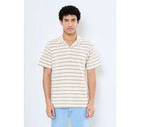 Only & Sons - ONSIAN REG STRIPE STRUCT SS RESORT POLO Beige - Abbigliamento S Beige