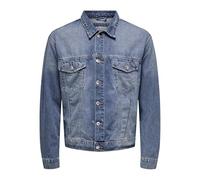 ONLY & SONS Onsjust Box Tai DNM Jacket Giacchetto Denim, Mix Blu Chiaro, M Uomo