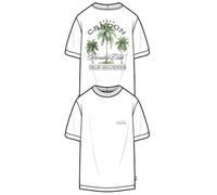 ONLY & SONS - T-shirt comoda bianca con stampa di Cancun sul retro-Neutro M
