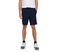 ONLY & SONS ONSLINUS 0007 COT Lin Shorts Noos Pantaloncini, Dark Navy, XL Uomo
