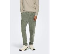 Only & Sons - ONSLINUS TAP CORDUROY 0185 PANT NOOS Verde - Abbigliamento S Verde