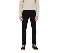 ONLY & SONS Onsloom Slim Black 4324 Jeans VD, Denim Nero, 32W x 34L Uomo