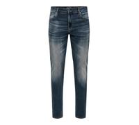 ONLY & SONS Onsloom Slim Jax Ebony 0366 DOT DNM, Denim Blu Scuro. Dettagli: Stampato, 30W x 30L
