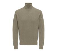 ONLY & SONS Onsloui Reg 12 Mel Roll Knit Noos, Desert Tortora, XS