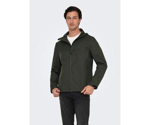 Only & Sons - ONSLUKE WATERPROOF JACKET OTW VD Verde - Abbigliamento L Verde