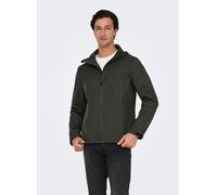 Only & Sons - ONSLUKE WATERPROOF JACKET OTW VD Verde - Abbigliamento XL Verde