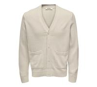 ONLY & SONS - Onsmajor Knit Cardigan - - Knitwear - Uomo - Grigio - L