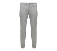 ONLY & SONS Onsmark 2911-Pantaloni a Spina di Pesce Slim Noos Pantaloni Chino, Grifone, 33W x 32L Uomo
