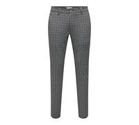 ONLY & SONS Onsmark Check 020922 - Pantaloni, Gessato Grigio, 30W x 32L