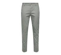 ONLY & SONS ONSMARK Pete Slim Dobby 0058 Noos - Pantaloni, Ultimate Grey/Dettagli: Grigio Castor, 33W x 32L